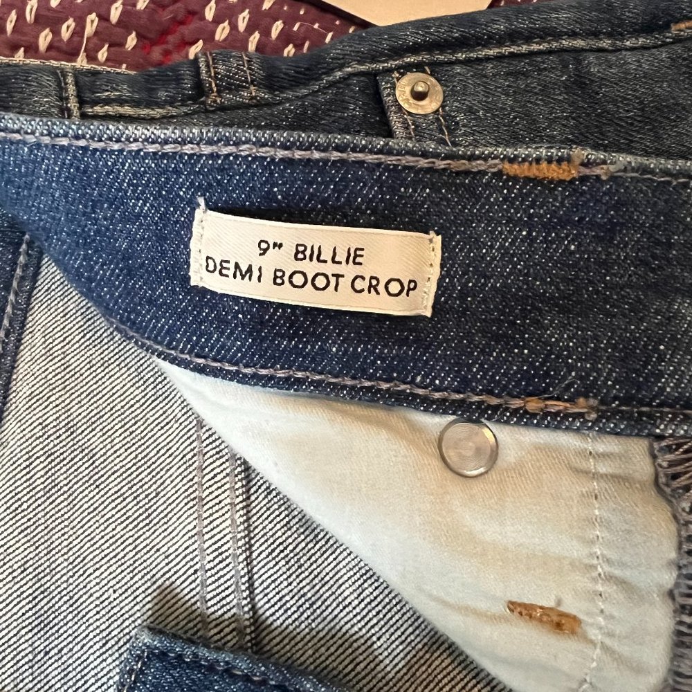 J. Crew 9" Billie Demi Boot Crop Size 26